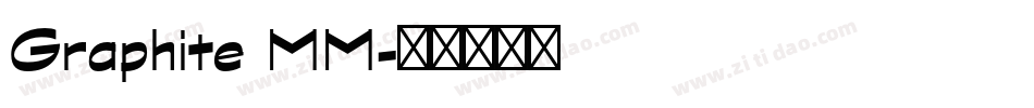 Graphite MM字体转换